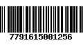 Código de Barras 7791615001256