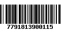 Código de Barras 7791813900115