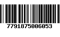 Código de Barras 7791875006053