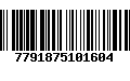 Código de Barras 7791875101604