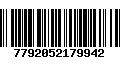 Código de Barras 7792052179942