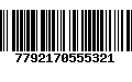 Código de Barras 7792170555321