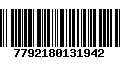 Código de Barras 7792180131942