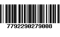 Código de Barras 7792290279008