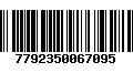 Código de Barras 7792350067095