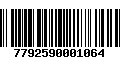 Código de Barras 7792590001064