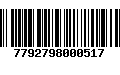 Código de Barras 7792798000517