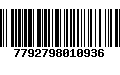 Código de Barras 7792798010936