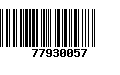 Código de Barras 77930057