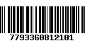 Código de Barras 7793360812101