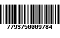 Código de Barras 7793750009784