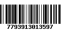 Código de Barras 7793913013597