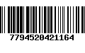 Código de Barras 7794520421164