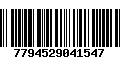 Código de Barras 7794529041547