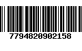 Código de Barras 7794820902158