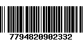 Código de Barras 7794820902332