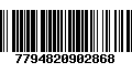 Código de Barras 7794820902868