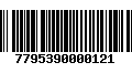 Código de Barras 7795390000121