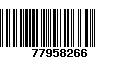 Código de Barras 77958266