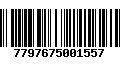 Código de Barras 7797675001557