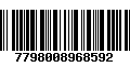 Código de Barras 7798008968592