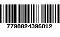 Código de Barras 7798024396812