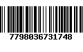 Código de Barras 7798036731748