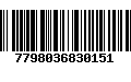 Código de Barras 7798036830151