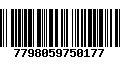 Código de Barras 7798059750177