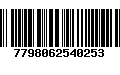 Código de Barras 7798062540253