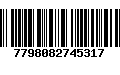 Código de Barras 7798082745317