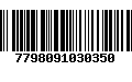 Código de Barras 7798091030350