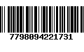 Código de Barras 7798094221731