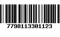 Código de Barras 7798113301123