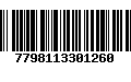 Código de Barras 7798113301260