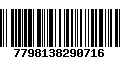 Código de Barras 7798138290716