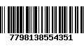 Código de Barras 7798138554351