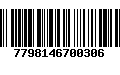 Código de Barras 7798146700306