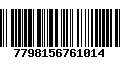 Código de Barras 7798156761014