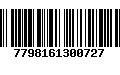 Código de Barras 7798161300727