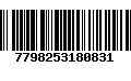 Código de Barras 7798253180831