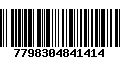 Código de Barras 7798304841414