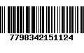 Código de Barras 7798342151124