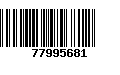 Código de Barras 77995681