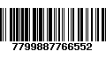 Código de Barras 7799887766552