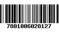 Código de Barras 7801006028127