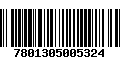 Código de Barras 7801305005324