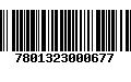 Código de Barras 7801323000677