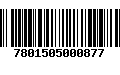 Código de Barras 7801505000877