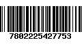 Código de Barras 7802225427753